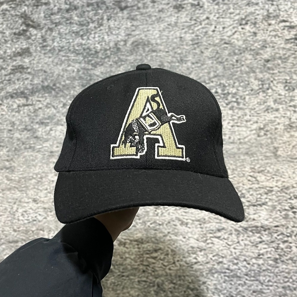 Vintage Army Black Knights Starter Hat Black Acrylic Wool Embroidered Collegiate
